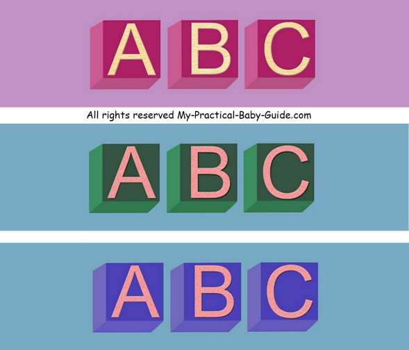 Free Printable Alphabet ABC Baby Shower Bottle Labels