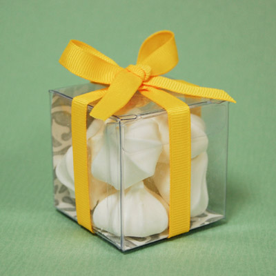 DIY Wrapped Clear Favor Box