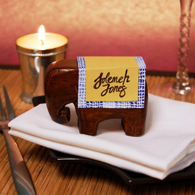 DIY Elephant  Baby Shower Place Card Holder  Favor