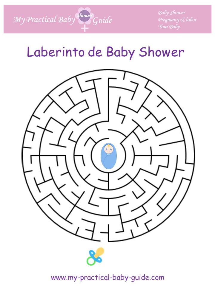 Laberinto de Baby Shower