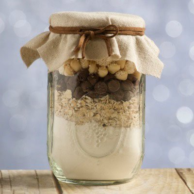 Cowgirl Cookies in a Baby Shower Jar