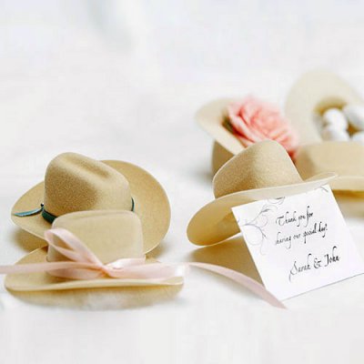 Mini Cowboy Hats for a Cowboy Baby Shower