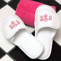 Delightful Terry Cloth Spa Slippers