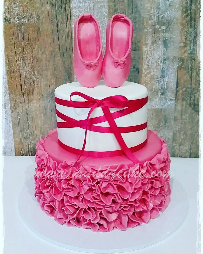 Pink Ballerina Birthday Cake