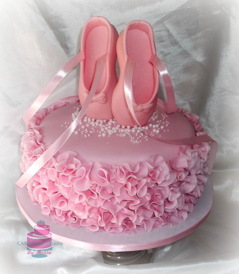 Pink Ballerina Birthday Cake