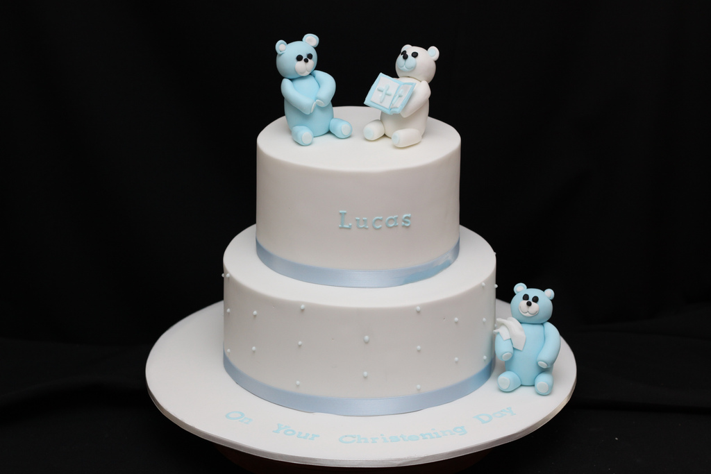 Bear Baby Shower Cake