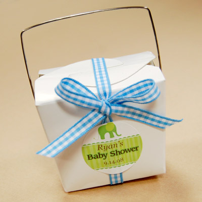 Chinese Baby Shower Takeout Box Favor