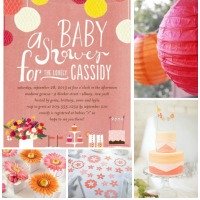 Coral Baby Shower Ideas