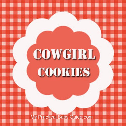 Free Printable Cowgirl Cookies Label