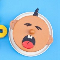 Crying Baby Shower Cake