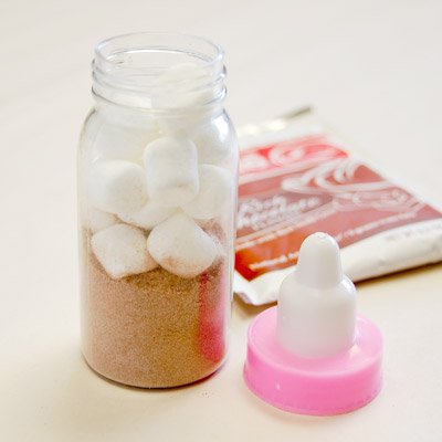 DIY Baby Shower Bottle Favor