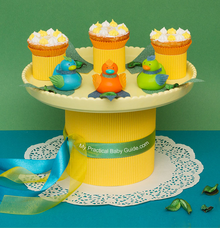 DIY Duck Baby Shower Centerpiece