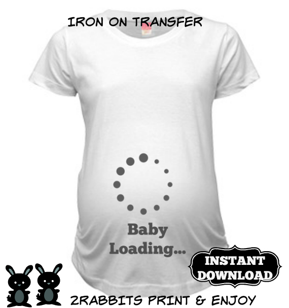 Baby Loading Funny Pregnancy Shirt