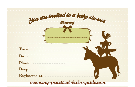 Free Printable Farm Baby Shower Invitation