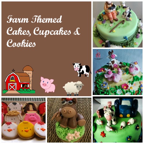 Farm Baby Shower Cakes