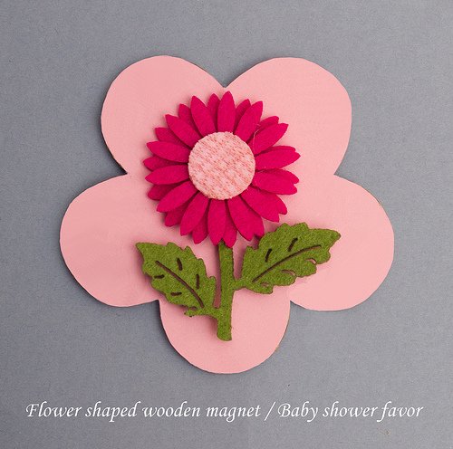 Wooden Shaped Magnets Favors