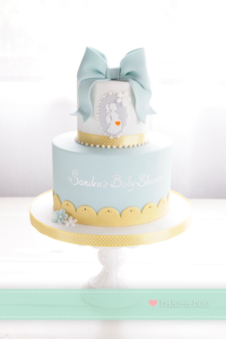 Gender Neutral Baby Shower Cake