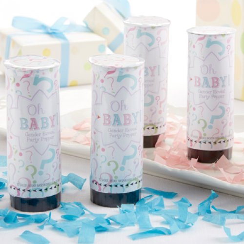 Gender Reveal Baby Shower Party Poppers
