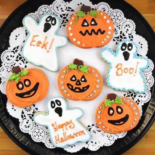 Halloween Baby Shower Cookies