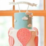 Hot Air Balloon Baby Shower Cake