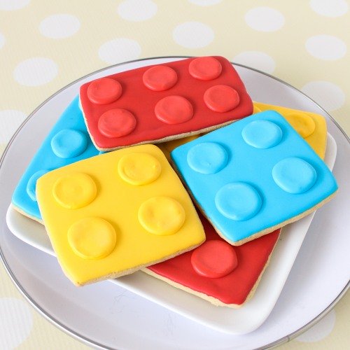 Lego Shaped Cookies