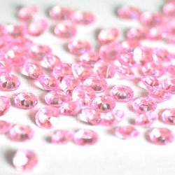 pink diamond baby shower confetti