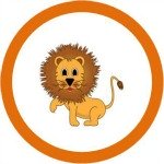 free lion cupcake topper