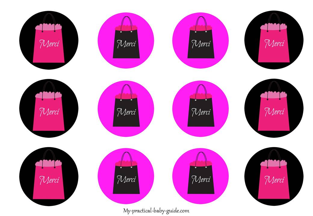 Free Printable Paris Gift Tags