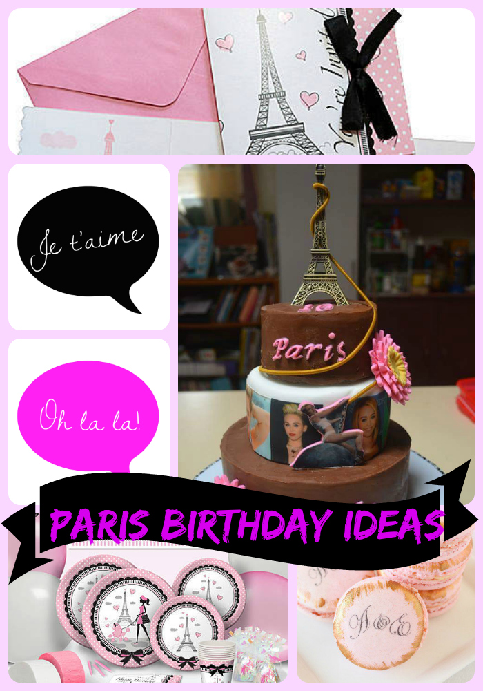 Paris Birthday Party Ideas