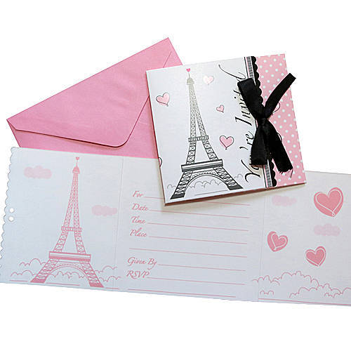 Paris Birthday Invitation