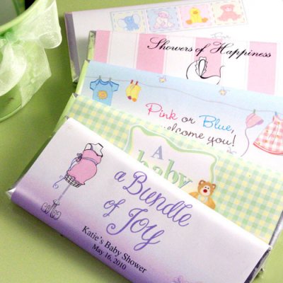 Chocolate Baby Shower Favors