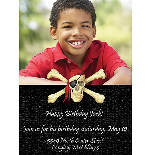 Pirate Birthday Invitation