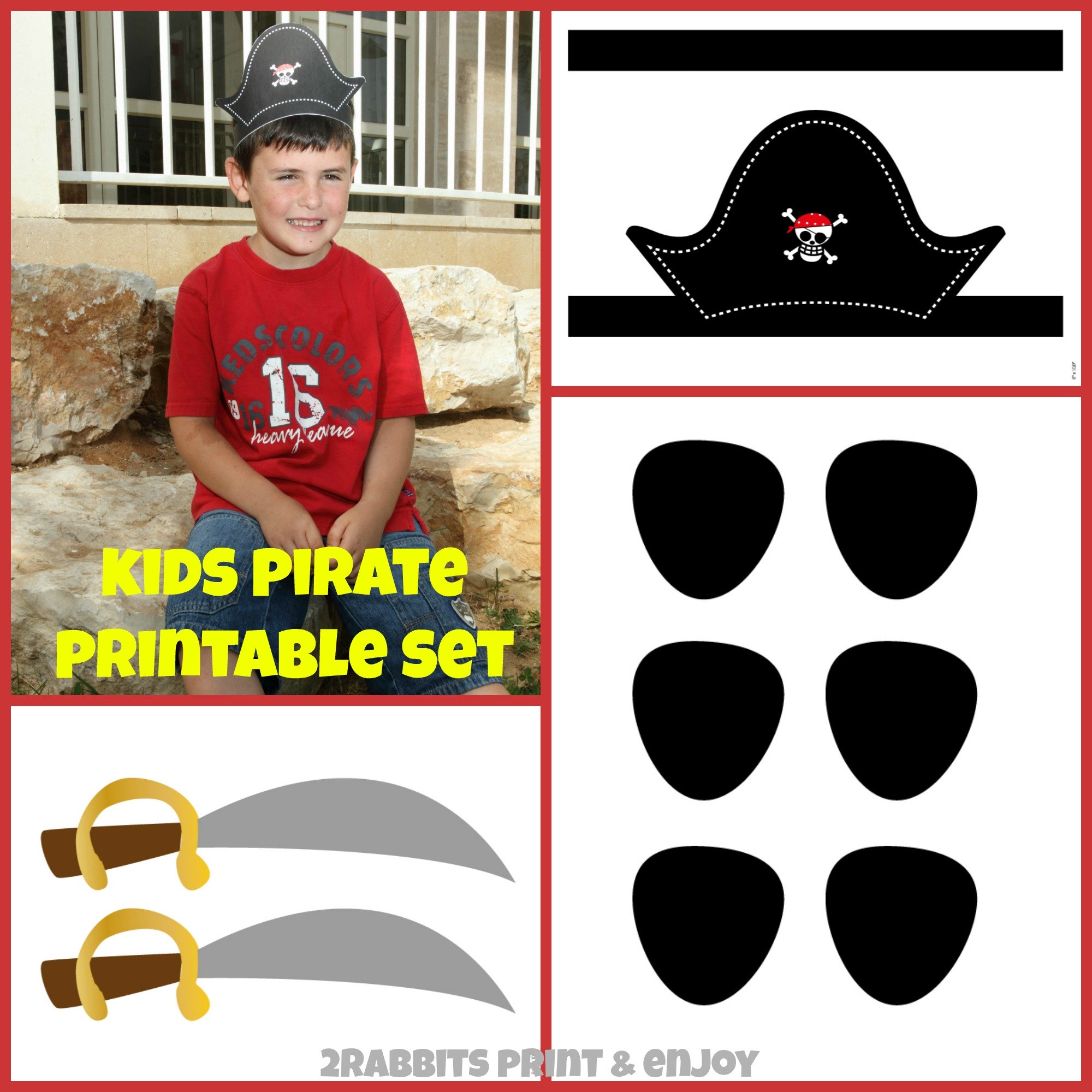 Kids Pirate Printable Set!!