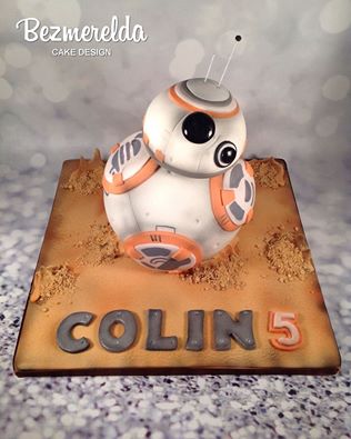 Star Wars BB8 Birthday Cake