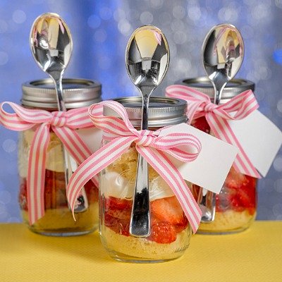 Strawberry Shortcake Baby Shower Jar Favor