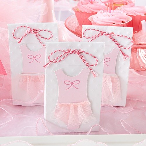 Pink Tutu Favor Bags