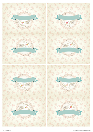 Free Printable Tea Party Baby Shower  Food Card Tents for tables