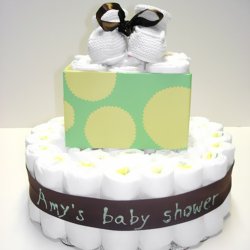Diaper Cake Polka Dot