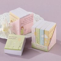 Notepaper Baby Shower Favors