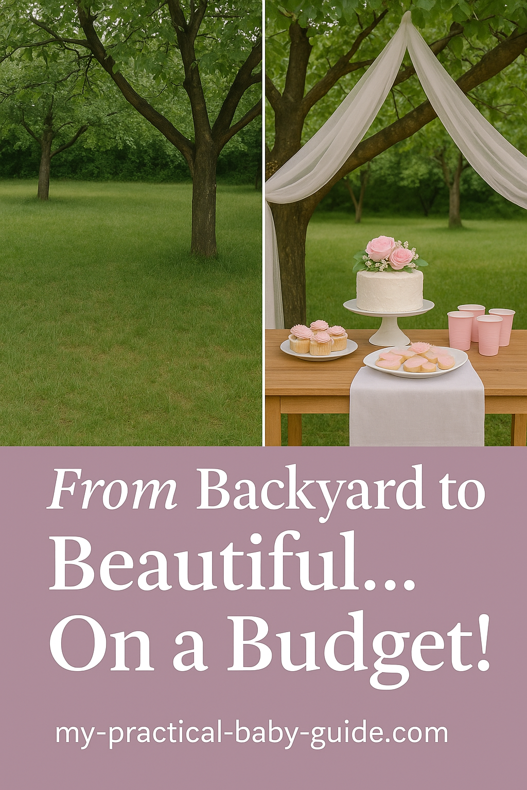 backyard venue baby shower