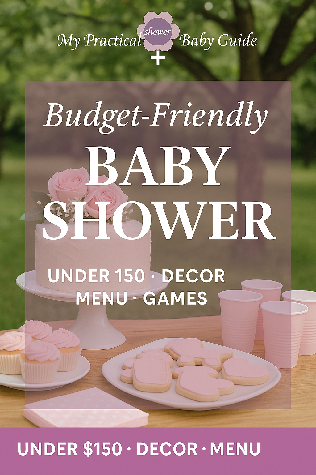 menu baby shower on budget
