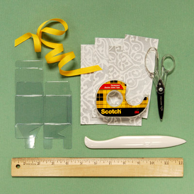 Baby Shower Clear Favor Box