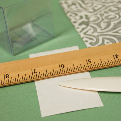 Baby Shower Clear Favor Box