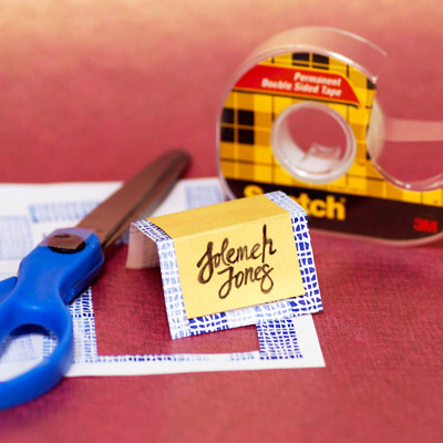 DIY Elephant  Baby Shower Place Card Holder  Favor