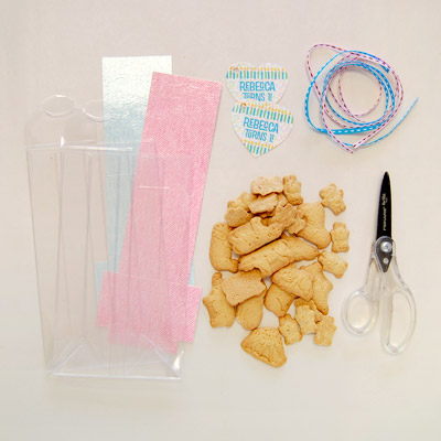DIY Circus Baby Shower Animal Crackers Favor Box 