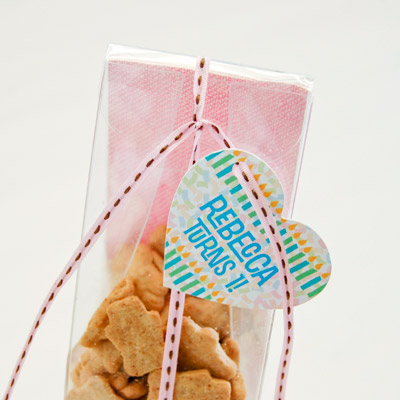 DIY Circus Baby Shower Animal Crackers Favor Box 