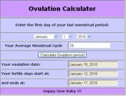 ovulation calculator